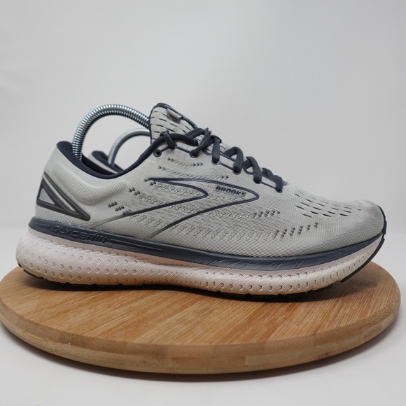 Brooks Shoes - Brooks Glycerin 19 Womens Running Shoes Sneakers Size 11 B Grey Pink 1203431B110